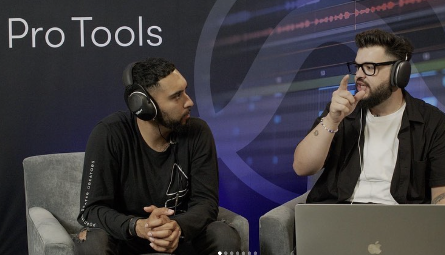 Gaurav Harrish on the Pro Tools panel with Bainz